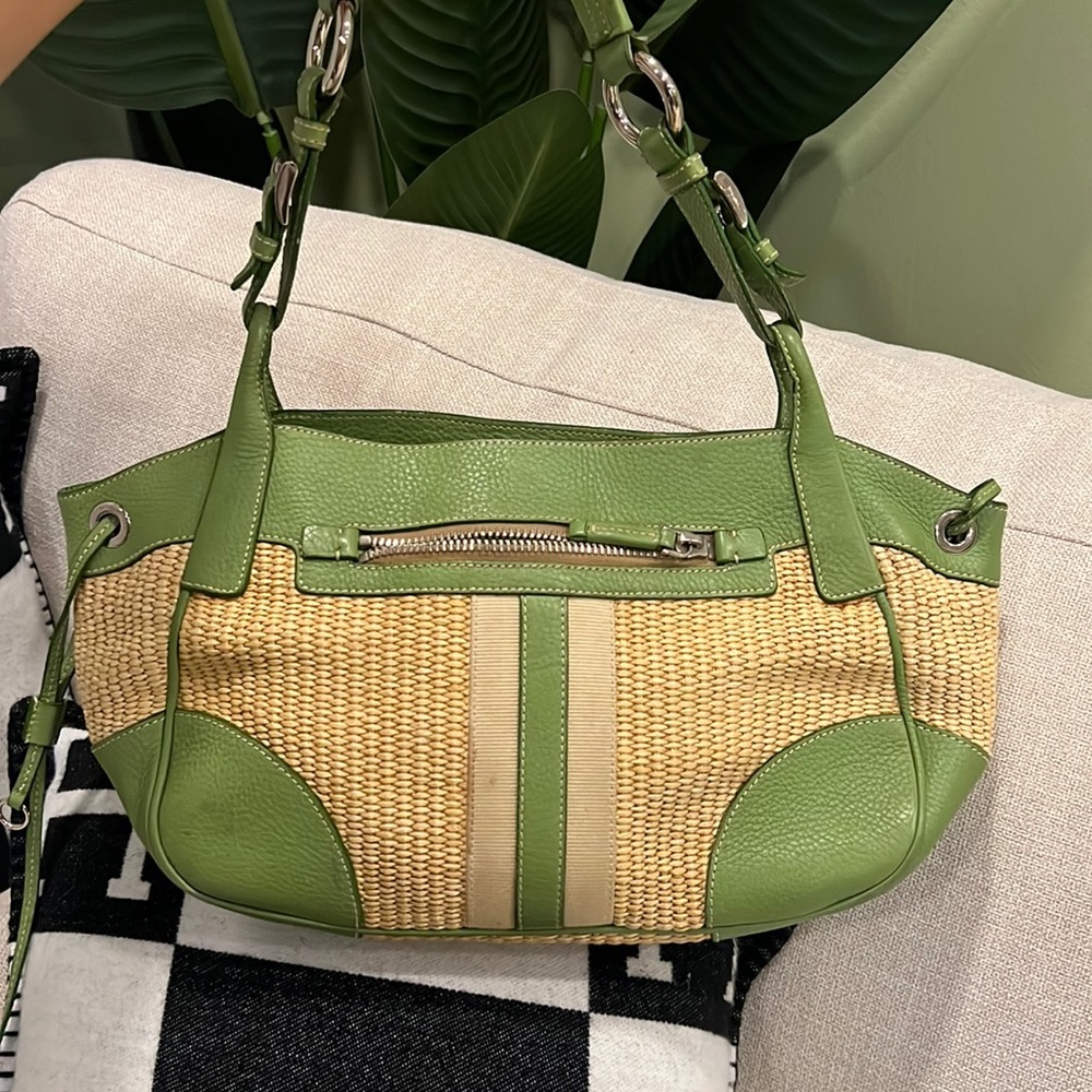 Prada green summer bag